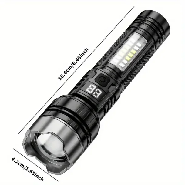 Hj-Lumen Taktisk Lommelygte 1000 Lumen