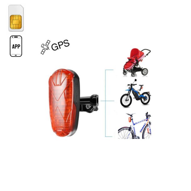 Cykel Lygte TK906 - Med GPS Tracker