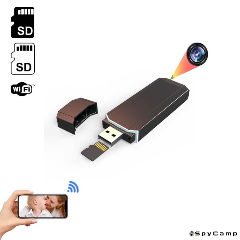Spion Wifi USB Stik - Med kamera og lyd