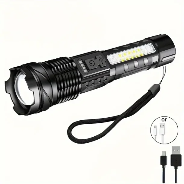 Kraftfuld Genopladelig Lygte 400 Lumen