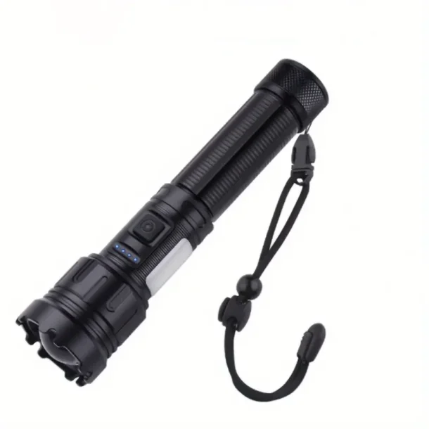  USB-genopladelig LED-taktisk lommelygte 1000 Lumen