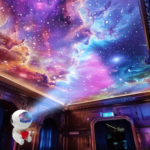 Astronaut projektor lygte
