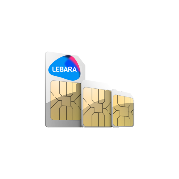 Lebara Simkort 2G 4G 5G - Klar til brug (Slges kun ifob. Med varekb)